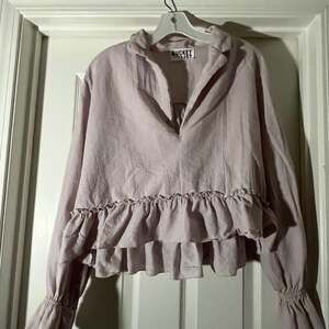 Bucket List Women's Soft Textured Bubble Sleeve Any Time Top